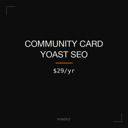 Community Card Yoast SEO