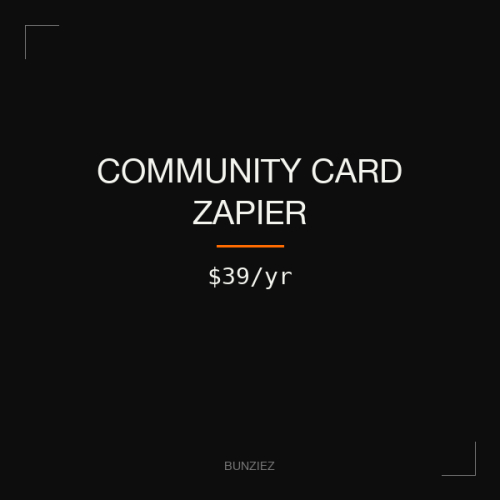 Community Card Zapier