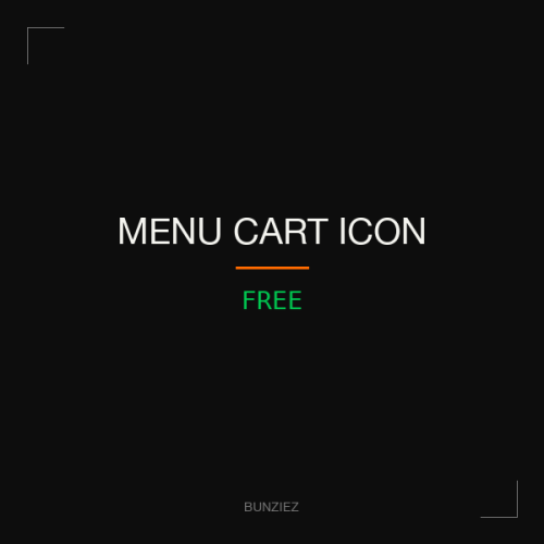 Menu Cart Icon