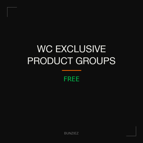 WC Exclusive Product Groups